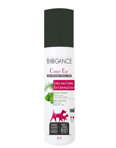 Lotion nettoyante oreilles chat Clean Ear Biogance 100mL spray