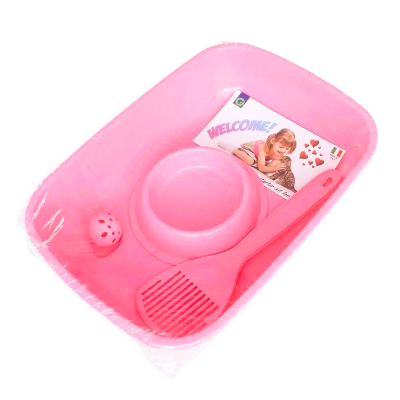 GEORPLAST KIT DE BIENVENUE POUR CHATON /balle +pelle +gamelle