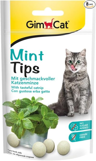 Gimcat Supplément pour Chat Mint Tips Catnip 40g