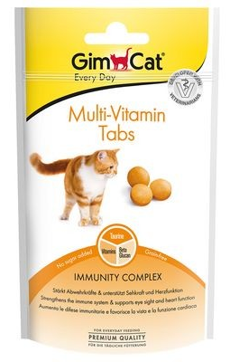 GimCat Multi-Vitamin Tabs pour chat 40g