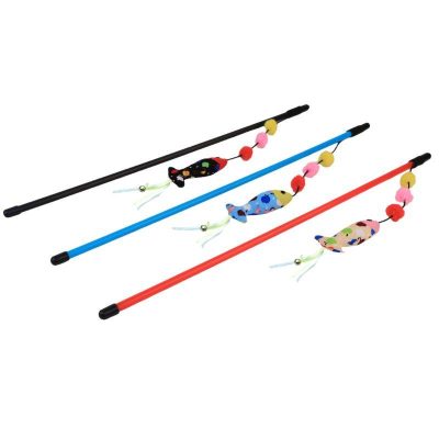 Jouet Bubimex Canne À pêche Avec Poisson En Velours - 45 Cm