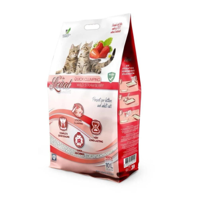 Litière Tobeloved wild strawberry 10L