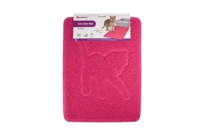 Tapis litière pour chat Rosie fuchsia 35 x 48 cm