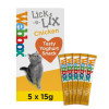 Webbox Chicken Lick-E-Lix Gâteries pour chats 5 x15g