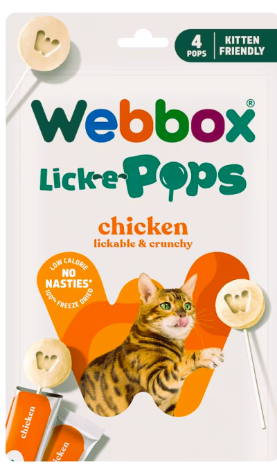 Webbox Cat 4 Lick e Pops Chicken 5.6g