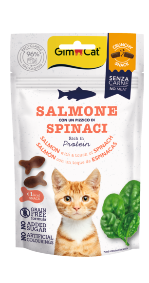 GIMCAT Saumon avec une touche d’épinards