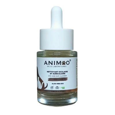 Animo nettoyant pour les yeux et les oreilles.