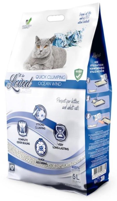 litière tobeloved baby powder 5l