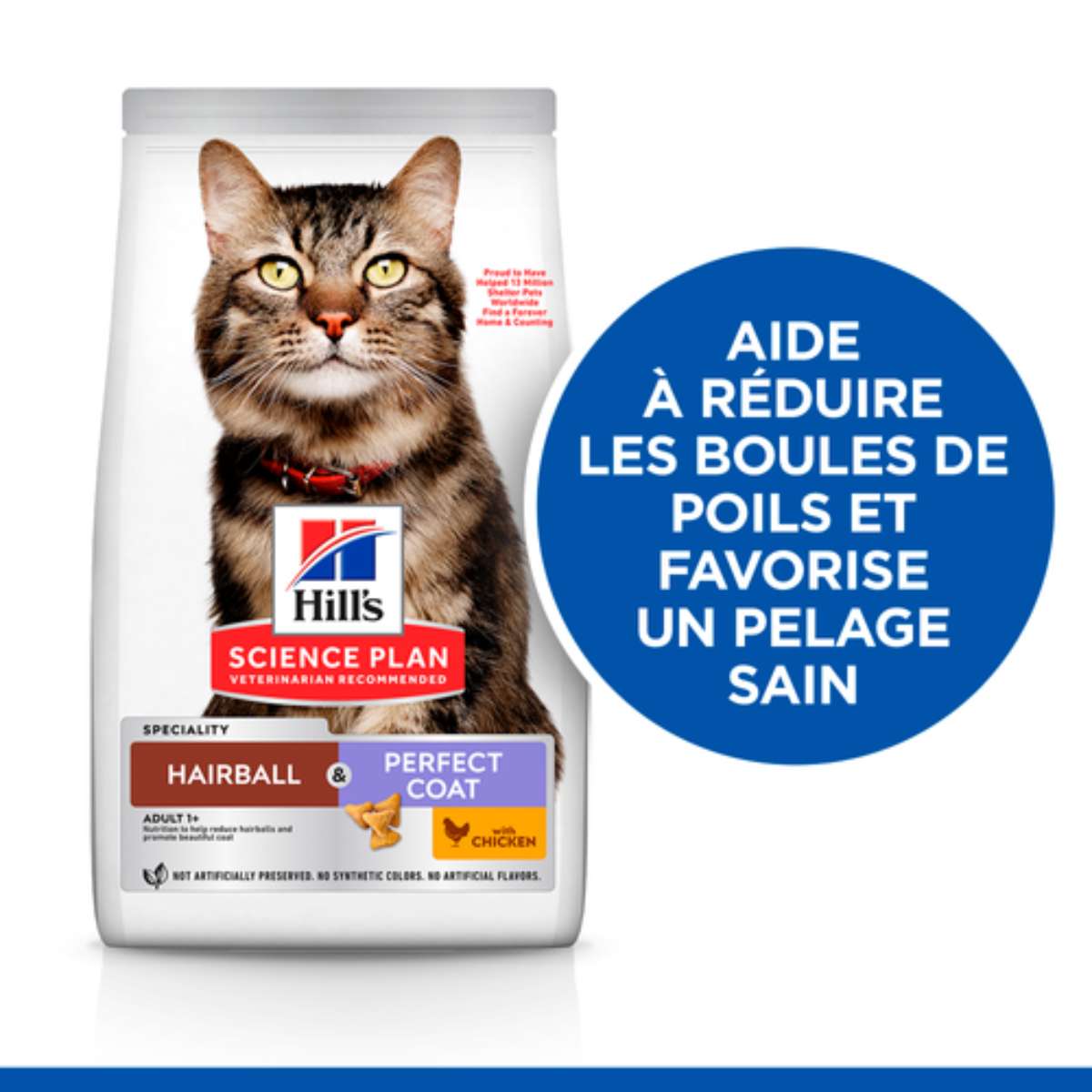 Hill’s Science Plan Hairball And Perfect Coat au Poulet 1,5kg Hill’s Science Plan Hairball And Perfect Coat au Poulet 1,5kg
