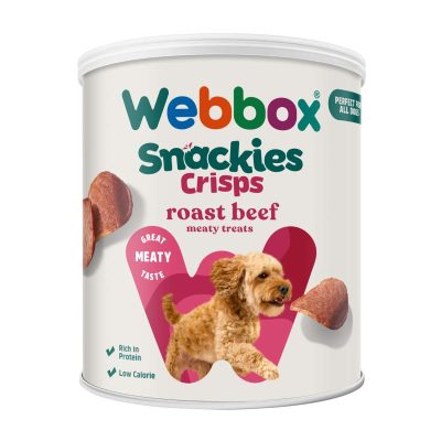 Webbox Snackies Crisps au Bœuf pour Chien 35g