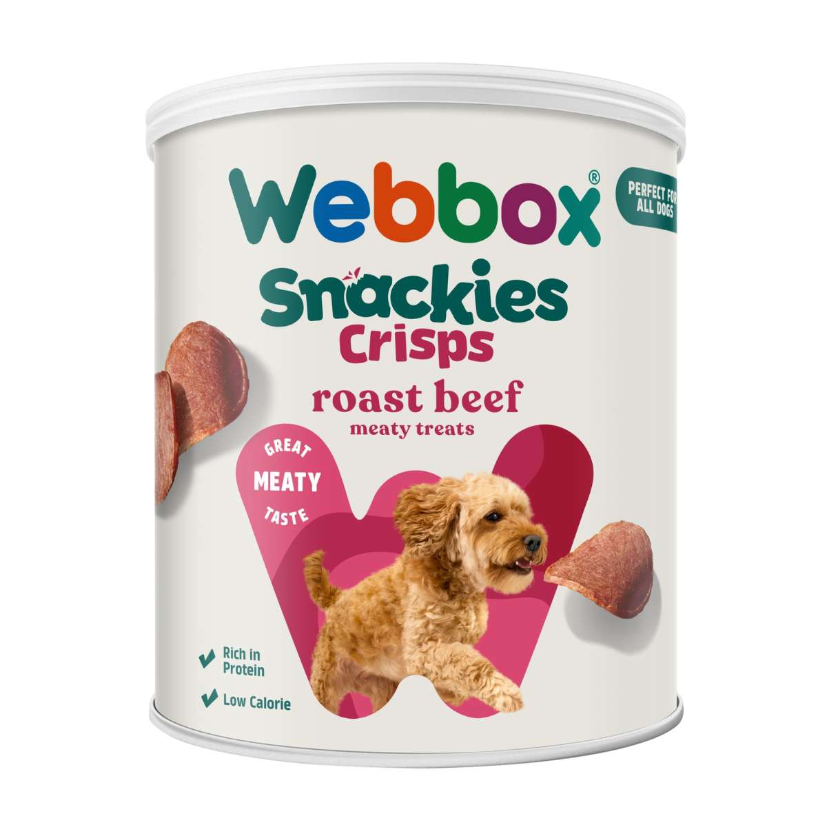 Webbox Snackies Crisps au Bœuf pour Chiens 35g