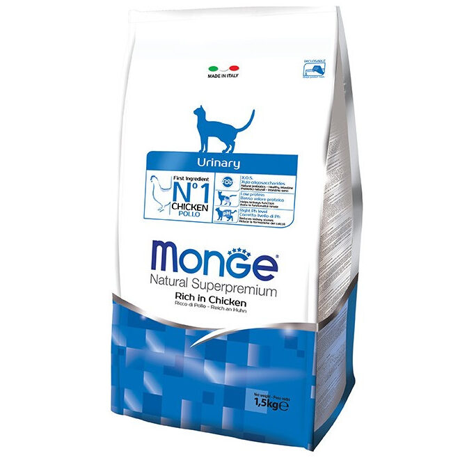 Monge Croquettes Chat Adult Urinary Poulet 1.5/0.4kg Monge Croquettes Chat Adult Urinary Poulet 1.5/0.4kg