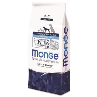 Monge Medium Puppy And Junior chicken 3kg