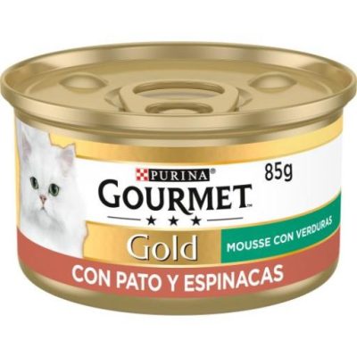Purina gourmet mousse avec canard et épinards