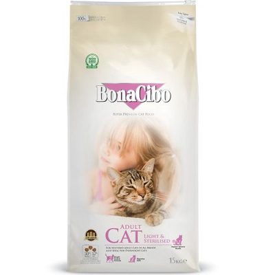 Bonacibo Croquettes Low Grain Light pour chats avec embonpoint ou stérilisés (au poulet)