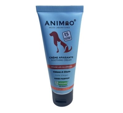 ANIMO Crème apaisante chien et chat /Apaise les allergies 75ml