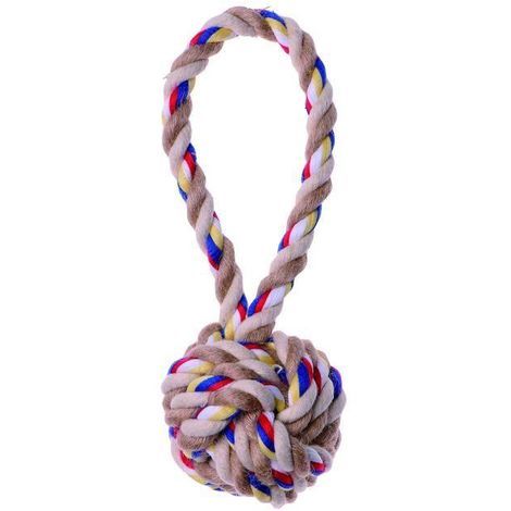 Corde pour chien "Balle" (Poignée courte) - Bubimex Corde pour chien "Balle" (Poignée courte) - Bubimex