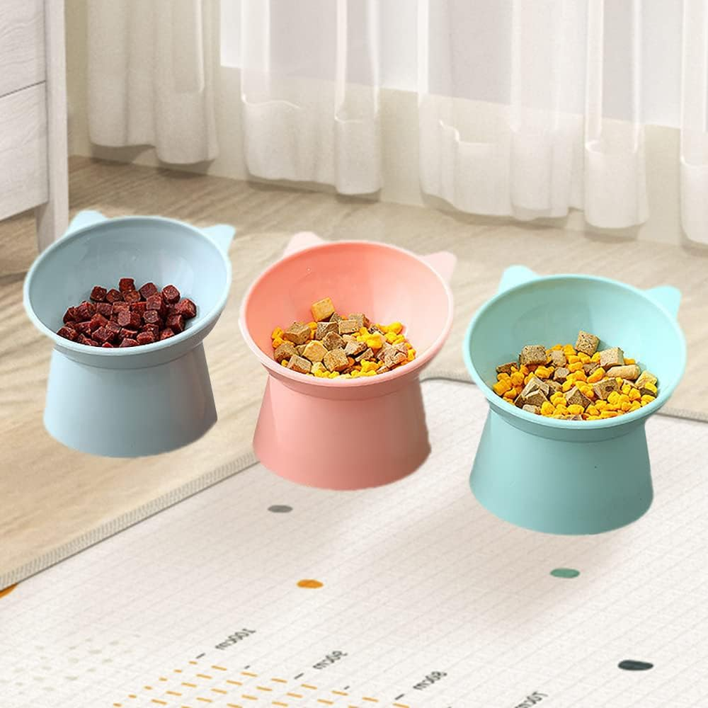 Gamelle surélevée pour chats, , gamelle pour protection du cou et pour animaux de compagnie (rose) Gamelle surélevée pour chats, , gamelle pour protection du cou et pour animaux de compagnie (rose)