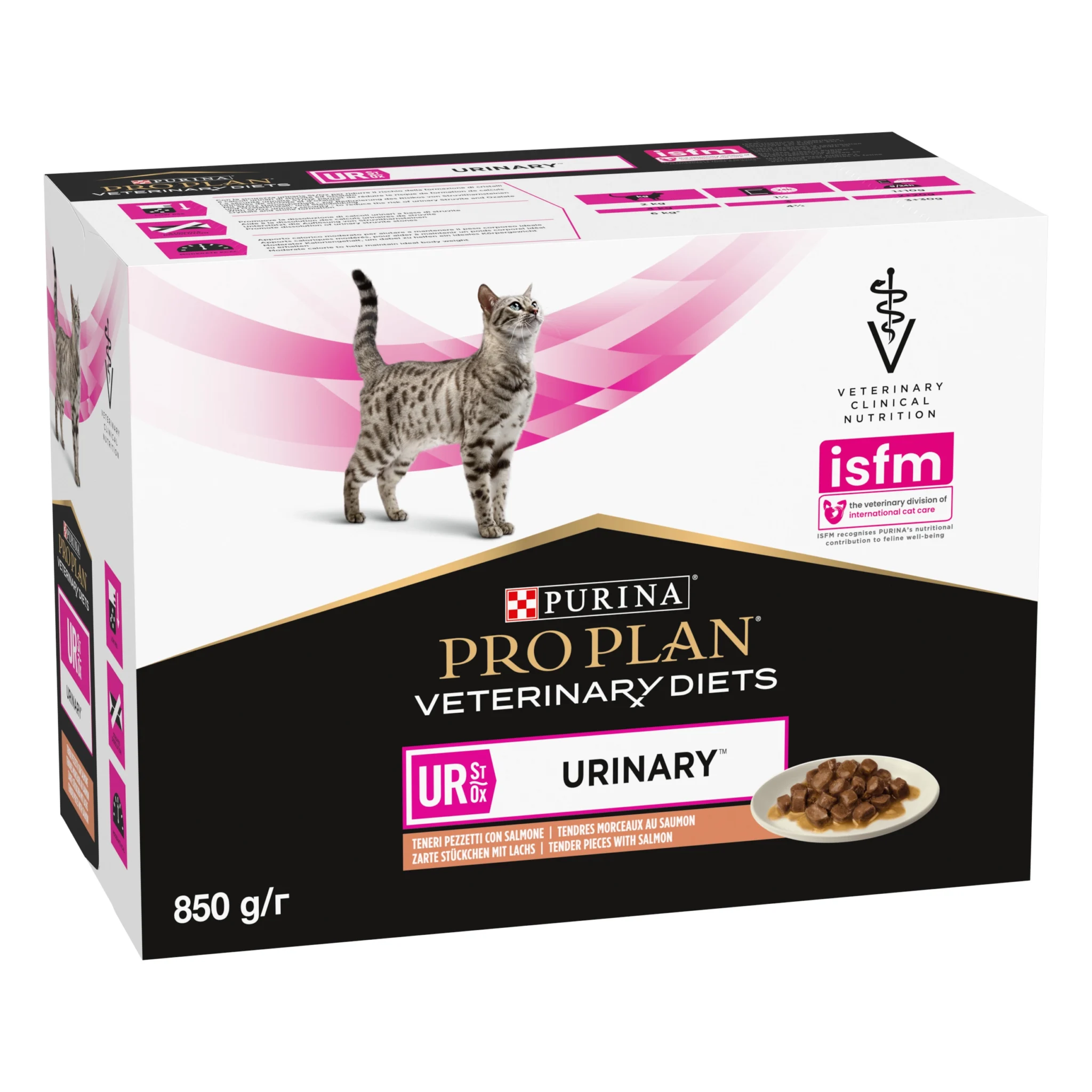 Purina Pro Plan Veterinary Diets Urinary – Saumon en Sauce 85 g Purina Pro Plan Veterinary Diets Urinary – Saumon en Sauce 85 g