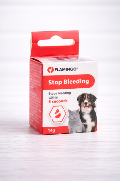 Flamingo Stop Bleeding Powder 14g pour Chien et Chat