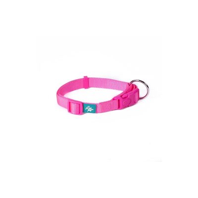 Collier en nylon pour chiens Rose Taille M
