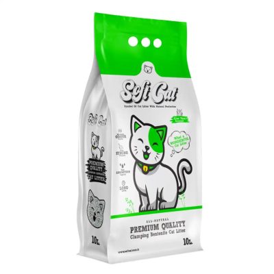 Litière pour chat Soft Cat agglomérante parfum aloe Vera