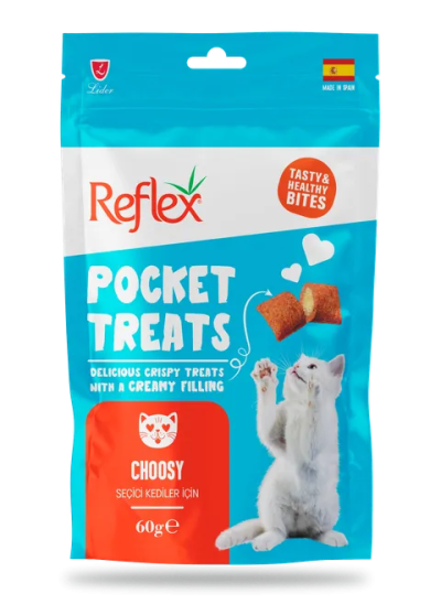 Reflex Pocket Treats Choosy   pour Chat 60g