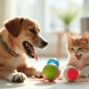 Animal heureux jouets et accessoires pour son bien-être
