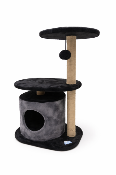 Arbre à Chat Deluxe avec Nichoir & Griffoir 