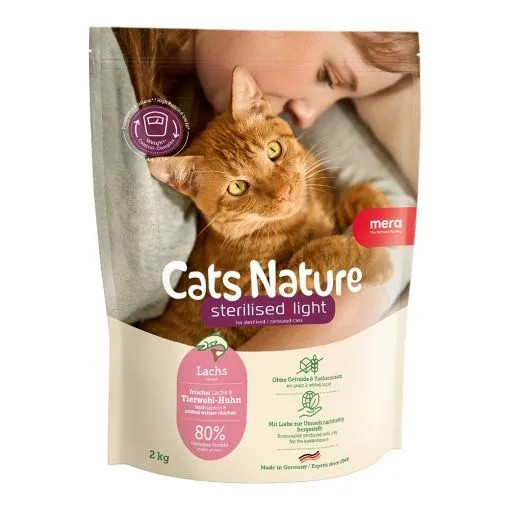 Mera Cat Nature Stérilisé / Poulet léger 2 kg Mera Cat Nature Stérilisé / Poulet léger 2 kg