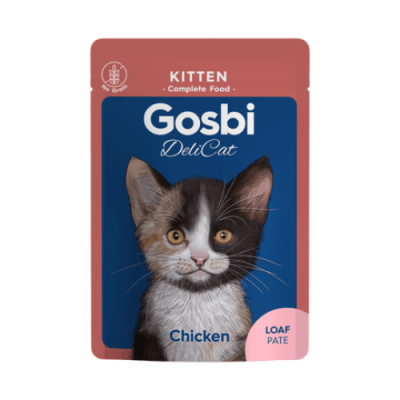 Gosbi DELICAT Aliment Humide Chat Kitten Chicken Loaf 70 G