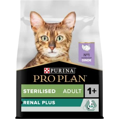 Pro Plan Sterilised Adult Renal Plus dinde pour chat 1.5Kg