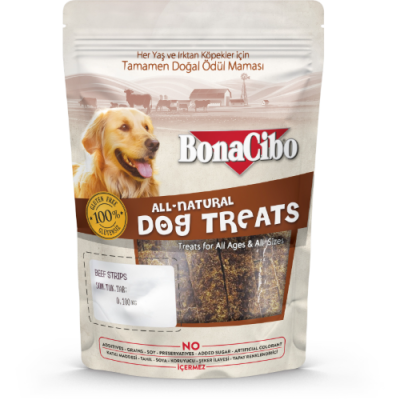 Bonacibo Friandise pour Chiens au bœuf (beef stripes) 100g