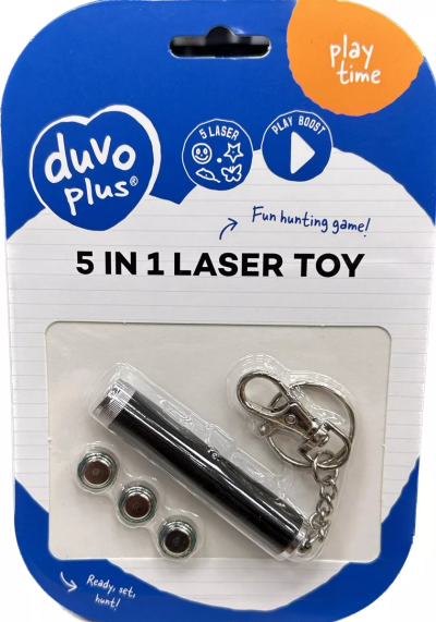 Duvo plus Jouet Laser Interactif 5 en 1 pour animaux
