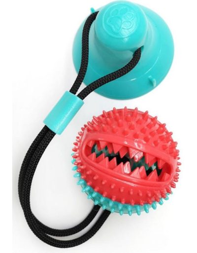 Balle Dentaire Interactive avec Corde – Jouet Résistant pour Chien
