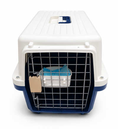 Cage de Transport Premium pour Petit Chien et Chat taille L (590X370X348) CM