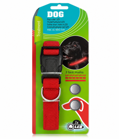 Collier LED Sécurité pour Chien – Visibilité Nocturne 3 Modes