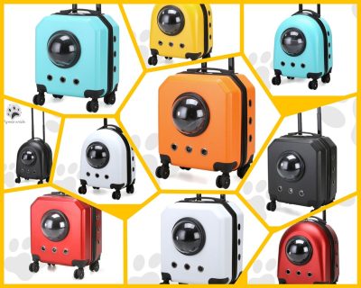 Valise de Voyage pour Animaux de Compagnie, Valise à roulettes pour Animaux de Compagnie.