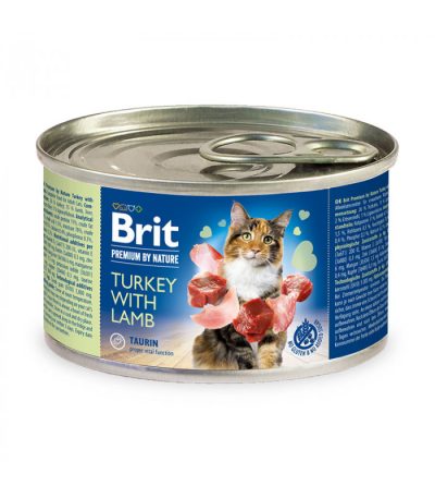 Brit Paté Premium by Nature Lamb with Turkey Pour chat 200g