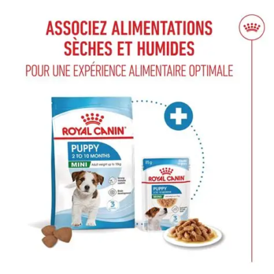 Royal Canin Mini Puppy 2kg + 1 Pochons Offerts