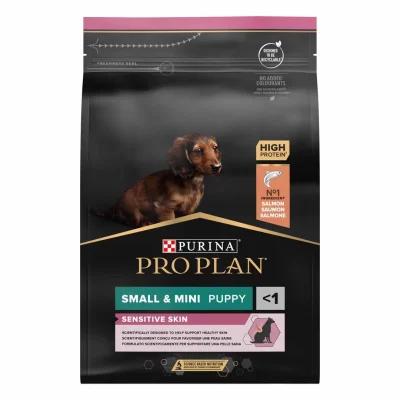 PRO PLAN SMALL & MINI PUPPY SENSITIVE SKIN - SAUMON 3 Kg
