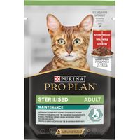 PURINA Pro Plan Bœuf et poulet stérilisés en sauce Multipack - chats - 10x85 g PURINA Pro Plan Bœuf et poulet stérilisés en sauce Multipack - chats - 10x85 g