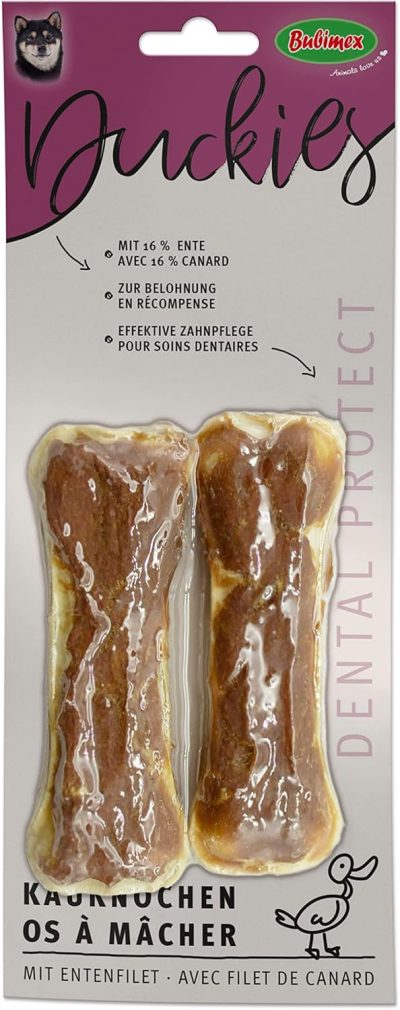 Bubimex Duckies Os à mâcher avec filet de canard 2x 90g