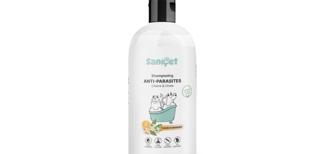 SaniPet Shampooing Anti-Parasites 250ml pour chien et chat