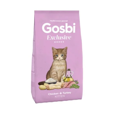 Gosbi Croquettes Exclusive Poulet et Dinde Pour Chaton