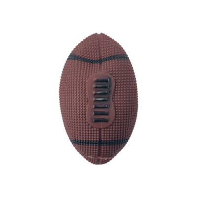 Ballon de Rugby en Caoutchouc pour Chien – Jouet Résistant à Mâcher 12Cm/15Cm