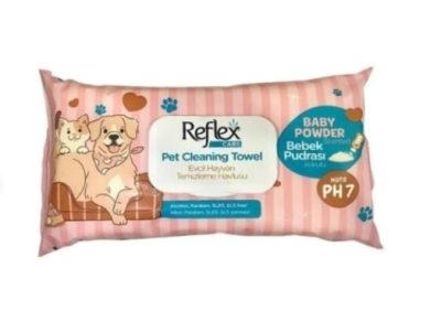 Réflexe Lingettes nettoyantes hygiéniques polyvalentes pour chats et chiens (50 pièces)