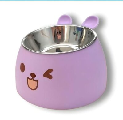 Gamelle pour Chat en Inox – Bol Alimentaire et Eau