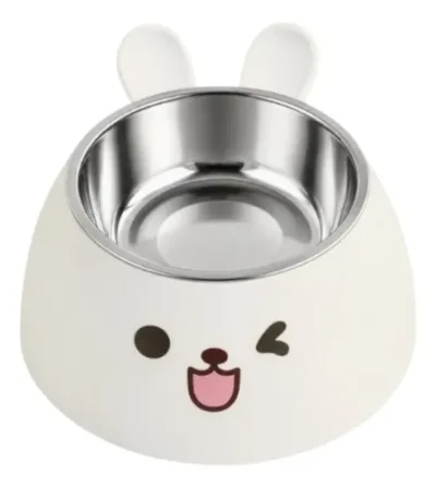 Gamelle pour Chat en Inox – Bol Alimentaire et Eau