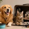 trousse de voyage pour chien et chat